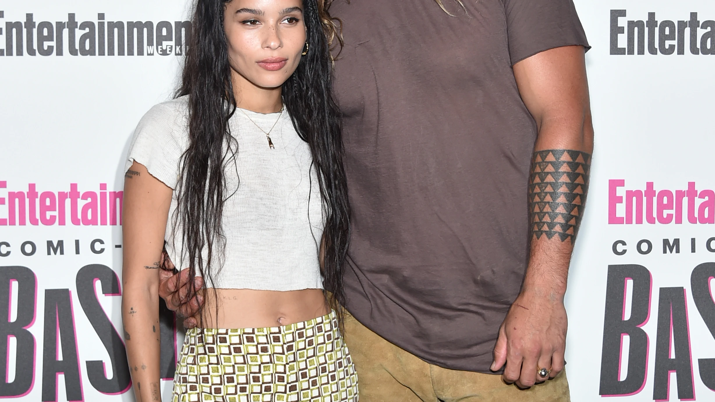 Zoë Kravitz y Jason Momoa