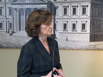 Carmen Calvo: 'El PSOE no va a hablar en ningún caso del derecho de autodeterminación con los independendistas' Carmen Calvo: 'El PSOE no va a hablar en ningún caso del derecho de autodeterminación con los independendistas'