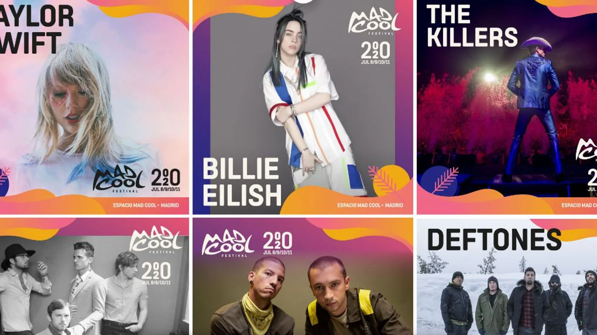 Algunos artistas confirmados para el Mad Cool Algunos artistas confirmados para el Mad Cool