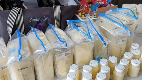 La leche donada por la mujer La leche donada por la mujer