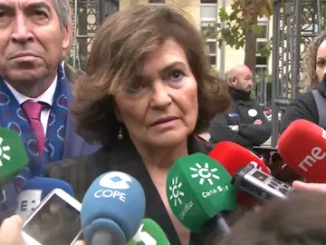Carmen Calvo: "Estamos en un momento límite" Carmen Calvo: "Estamos en un momento límite"
