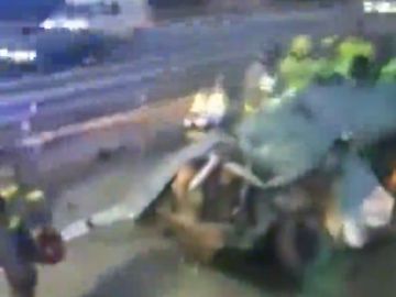 Un kamikaze muere y deja 14 heridos al chocar con seis vehículos en la AP-7 en Murcia 