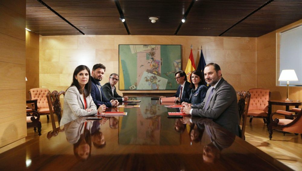 Reunión PSOE-ERC