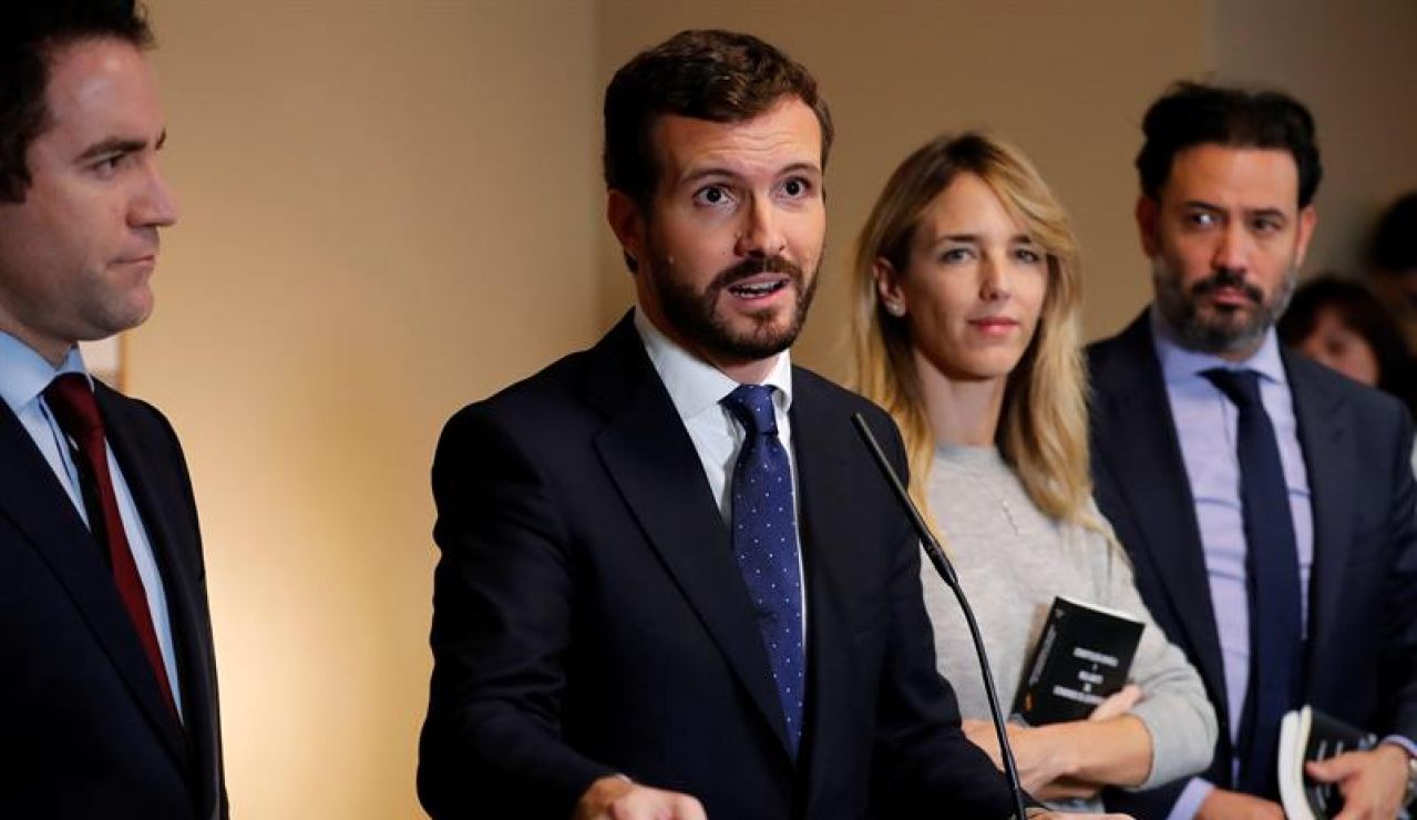 El líder del PP, Pablo Casado El líder del PP, Pablo Casado