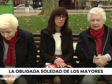 Una escultura en Bilbao invita a reflexionar sobre la soledad Una escultura en Bilbao invita a reflexionar sobre la soledad