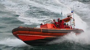 Una embarcación de Salvamento Marítimo Una embarcación de Salvamento Marítimo