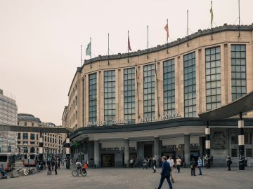 Estación de tren en Bruselas