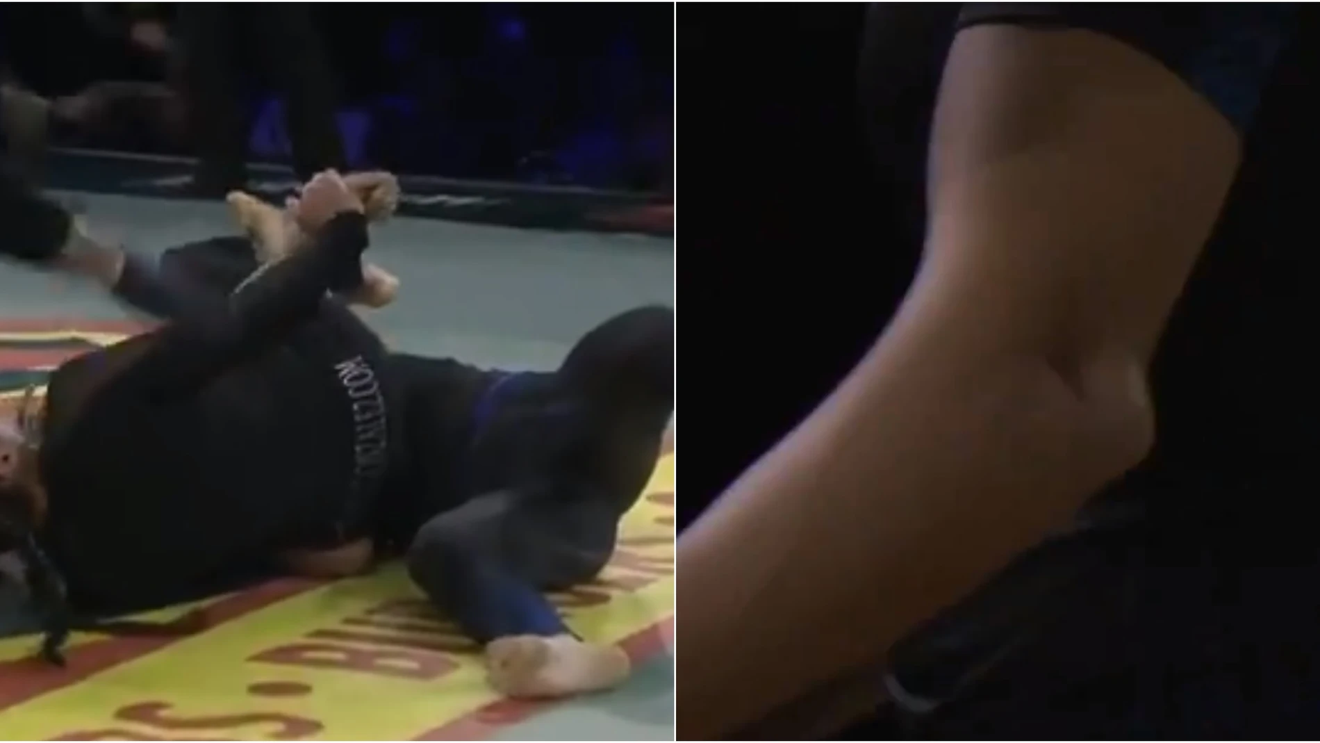 Momento en el que Pearl Gonzalez rompe el brazo de su rival Momento en el que Pearl Gonzalez rompe el brazo de su rival