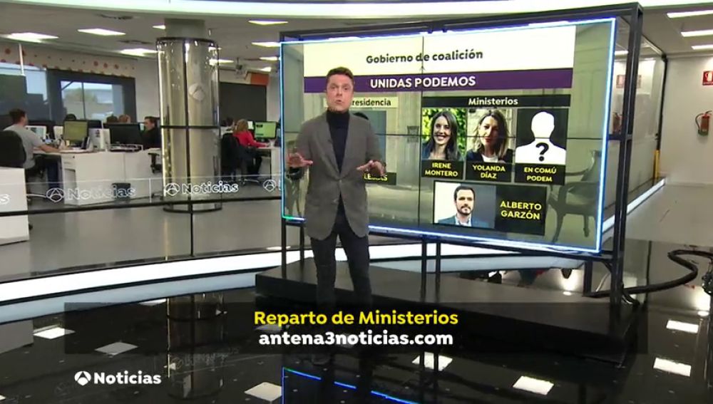 Veinte ministerios y cuatro para Podemos, el reparto de Gobierno entre Sánchez e Iglesias