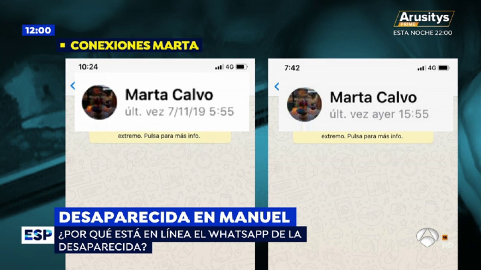 El WhatsApp de Marta Calvo se reactiva 22 días después de su desaparición