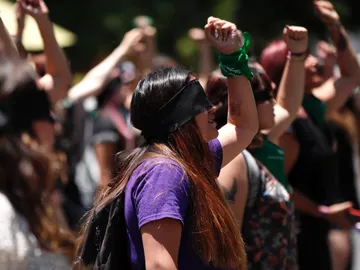 Coreografía de las feministas chilenas Coreografía de las feministas chilenas