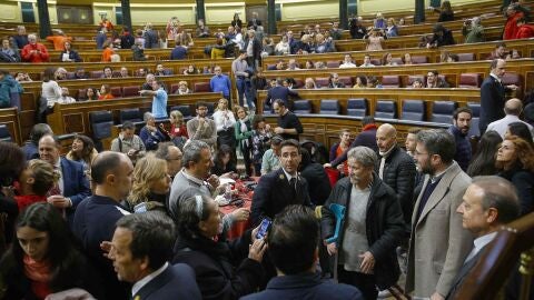 Cientos de personas esperan frente al Congreso para acceder a las jornadas de 'puertas abiertas' 