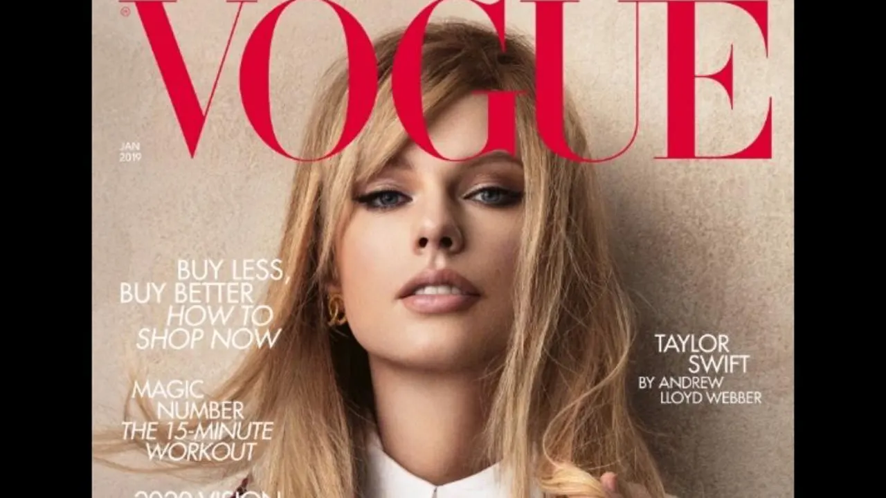 Una irreconocible Taylor Swift protagoniza la portada de la edición  británica de Vogue