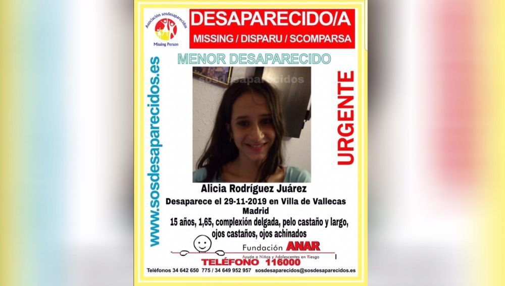 Alicia Rodríguez Juárez desaparecida