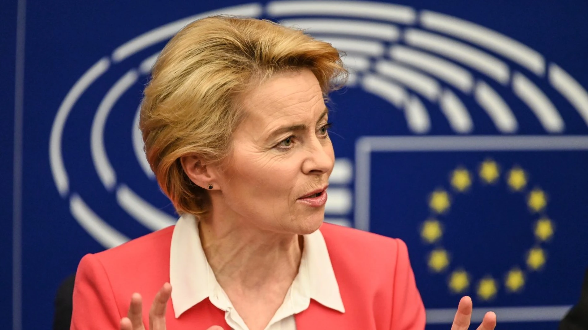 La presidenta de la Comisión Europea, Ursula von der Leyen La presidenta de la Comisión Europea, Ursula von der Leyen