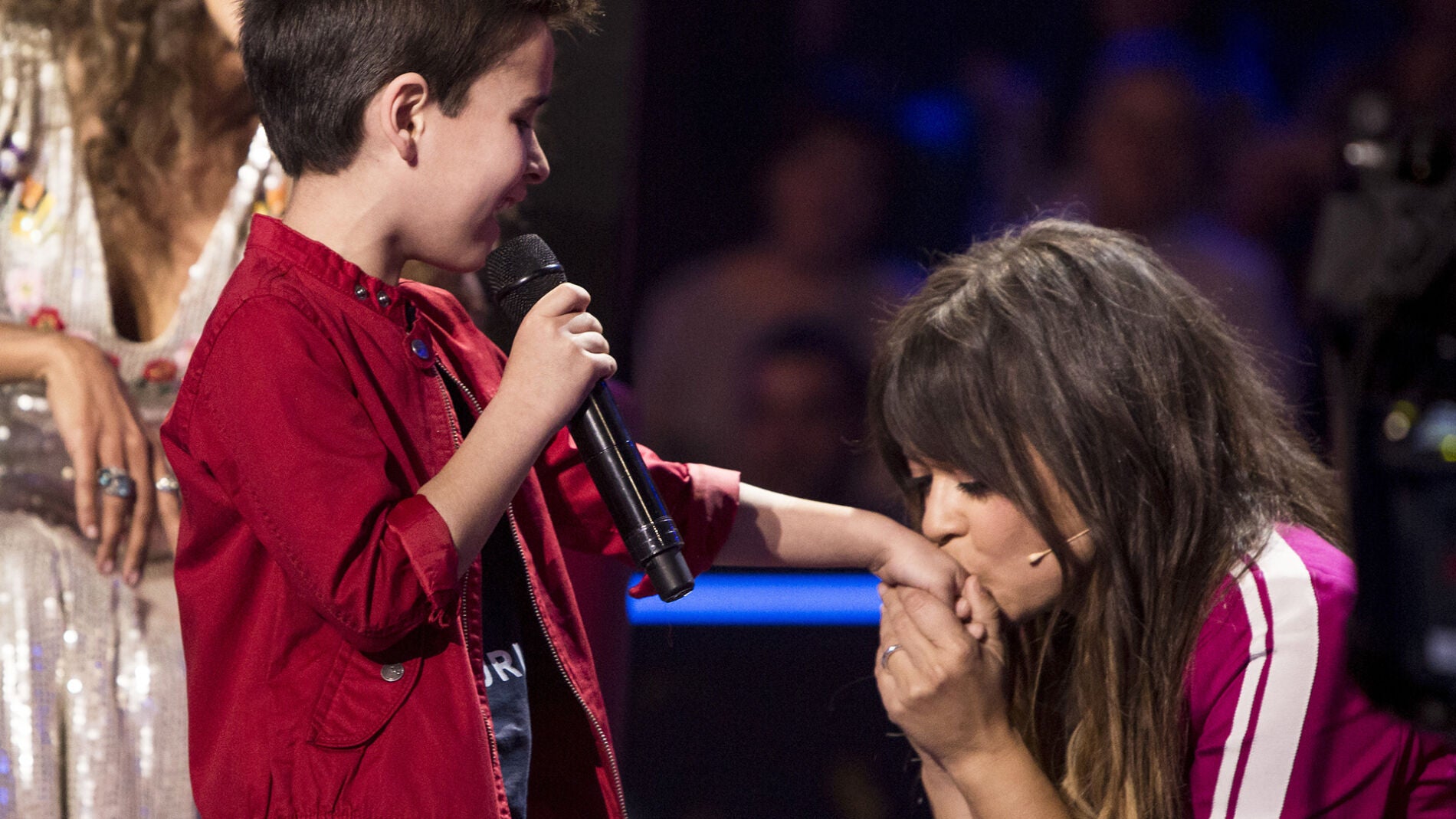 Un dulce Daniel Garc&iacute;a derrite a Rosario y Vanesa con 'El Mundo' de Pablo L&oacute;pez en la Semifinal de 'La Voz Kids'