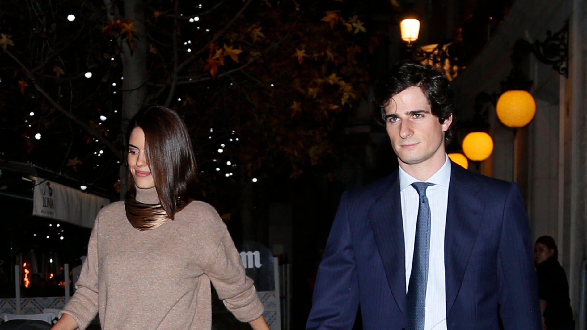 Sofía Palazuelo y Fernando Fitz James en el Teatro Real de Madrid