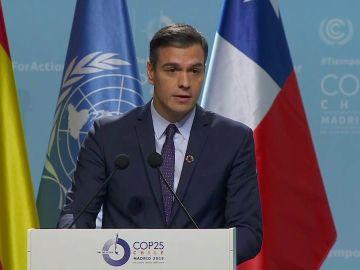 Pedro Sánchez, en la Cumbre del Clima