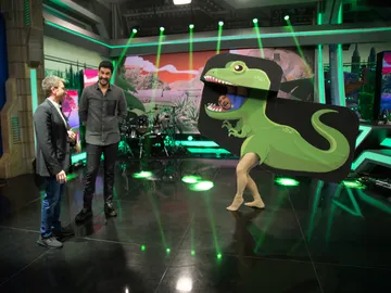 La performance jurásica de El Monaguillo en 'El Hormiguero 3.0' La performance jurásica de El Monaguillo en 'El Hormiguero 3.0'