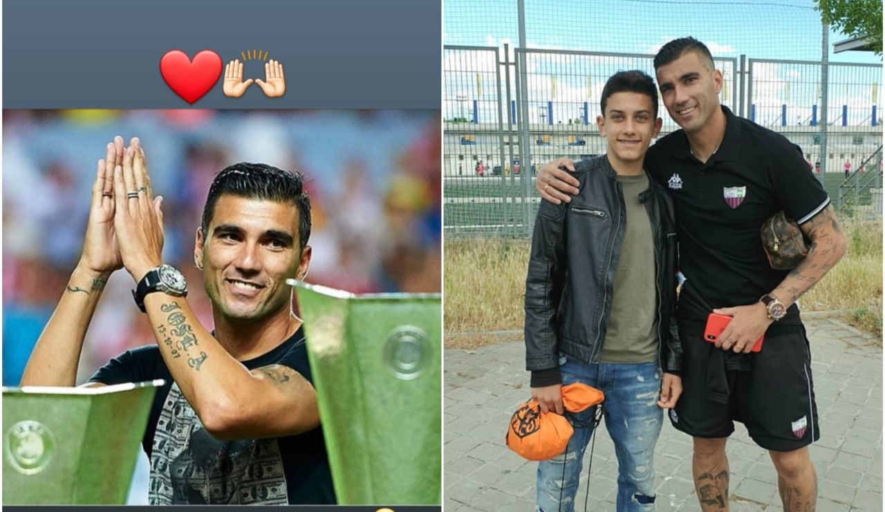 José Reyes López junto con su padre José Antonio Reyes José Reyes López junto con su padre José Antonio Reyes