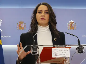 Inés Arrimadas, en una comparecencia en el Congreso de los Diputados. Inés Arrimadas, en una comparecencia en el Congreso de los Diputados.
