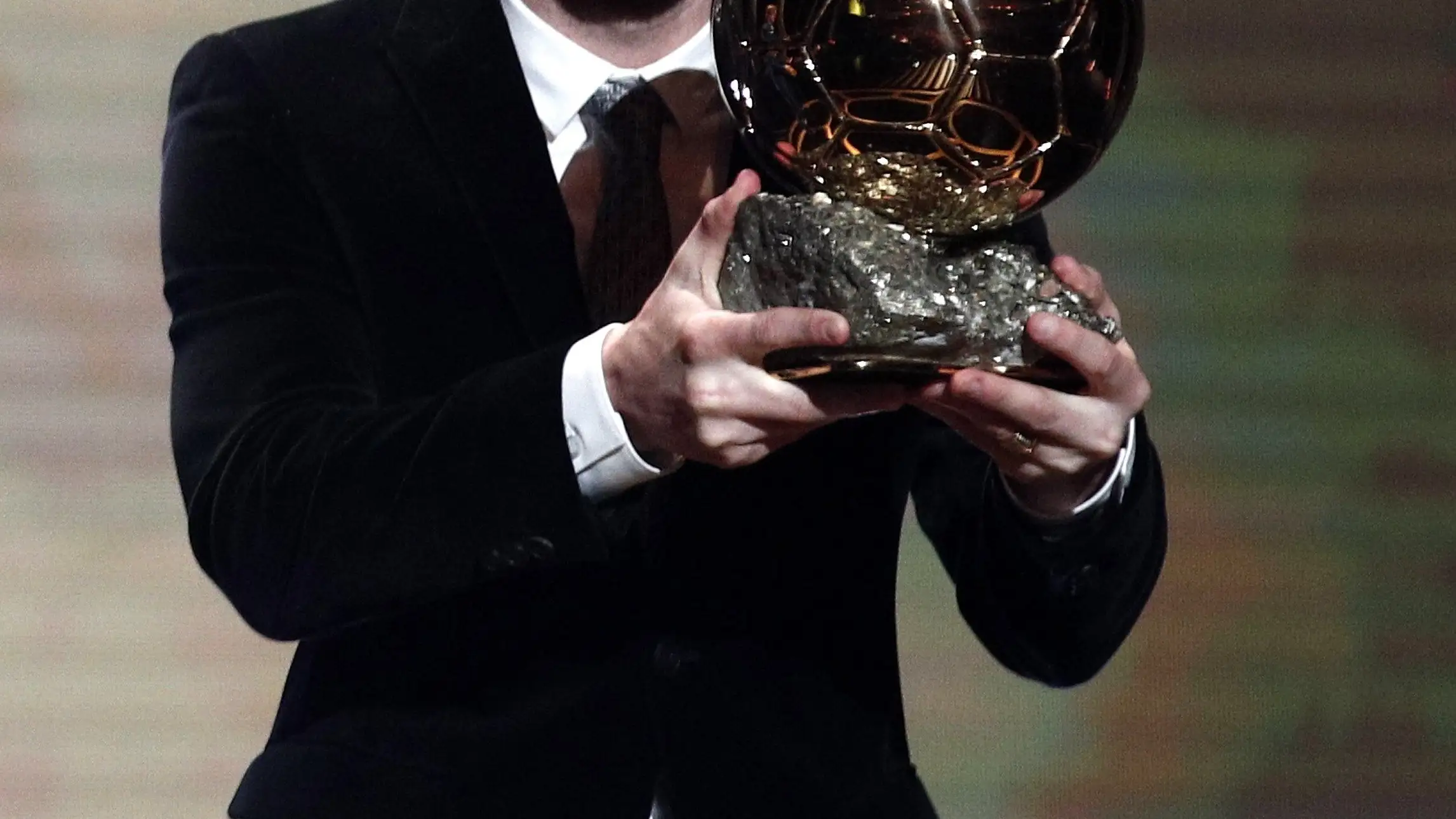 Messi, con el Balón de Oro Messi, con el Balón de Oro
