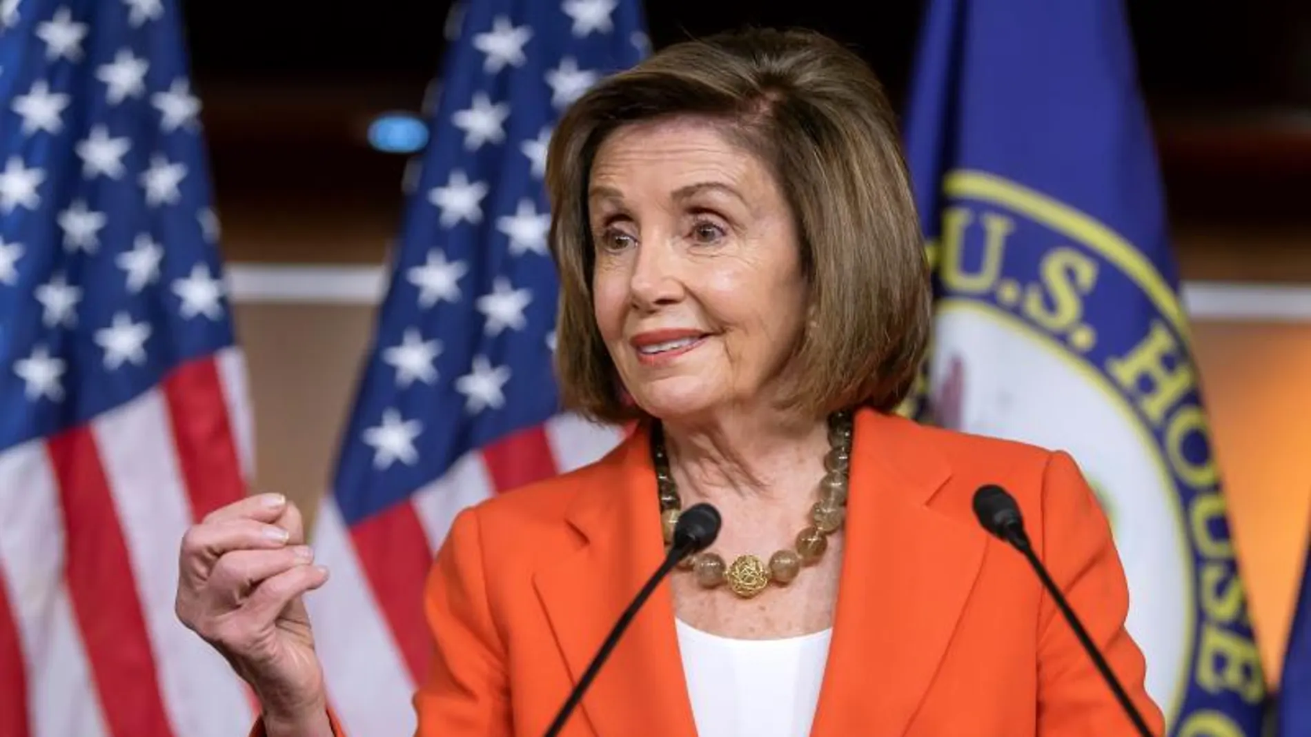 La presidenta del Congreso, la demócrata Nancy Pelosi La presidenta del Congreso, la demócrata Nancy Pelosi
