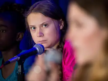 La activista sueca Greta Thunberg. La activista sueca Greta Thunberg.