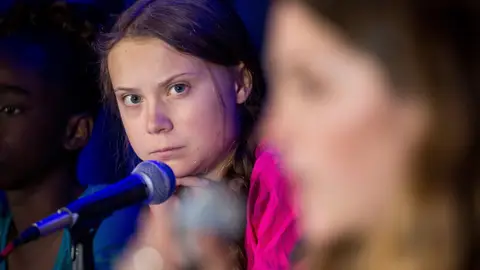 La activista sueca Greta Thunberg. La activista sueca Greta Thunberg.