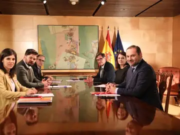 Reunión PSOE ERC Reunión PSOE ERC