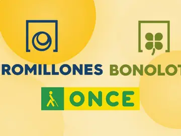 Resultado Loterías hoy: Sorteos de Euromillones, Bonoloto y Cupón Diario de la ONCE Resultado Loterías hoy: Sorteos de Euromillones, Bonoloto y Cupón Diario de la ONCE