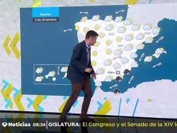 La previsión del tiempo.