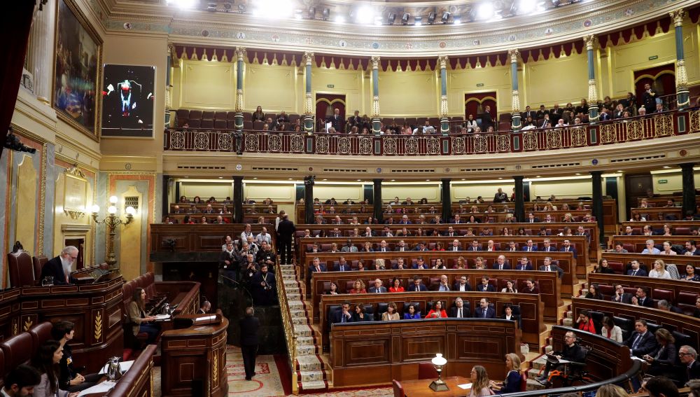 Congreso de los Diputados durante la constitución de las Cortes