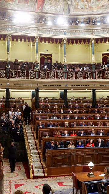 Congreso de los Diputados durante la constitución de las Cortes