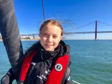 Greta Thunberg en Lisboa Greta Thunberg en Lisboa