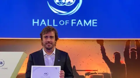 Fernando Alonso, por segunda vez en el Hall of Fame Fernando Alonso, por segunda vez en el Hall of Fame