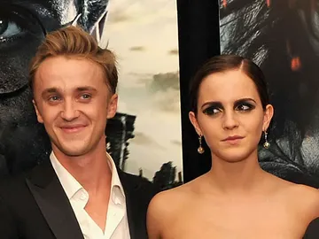 Tom Felton y Emma Watson Tom Felton y Emma Watson