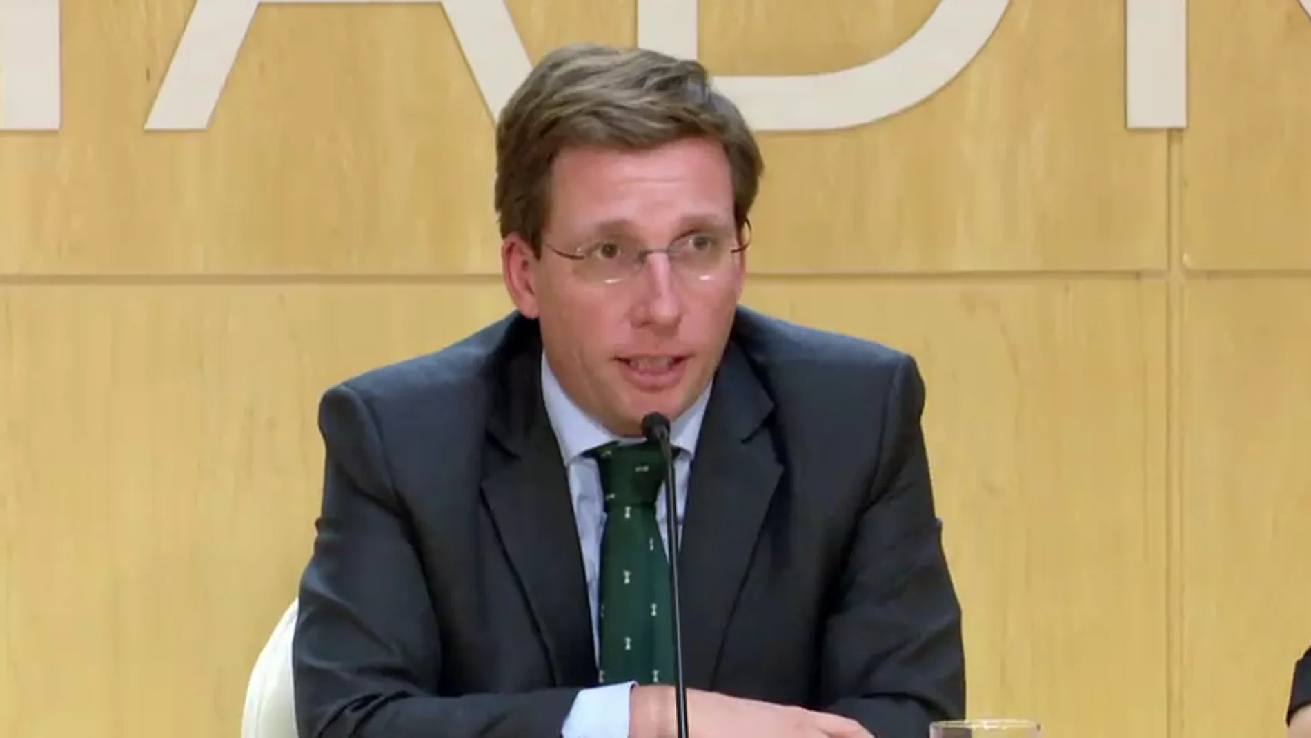 El alcalde de Madrid, José Luis Martínez-Almeida El alcalde de Madrid, José Luis Martínez-Almeida