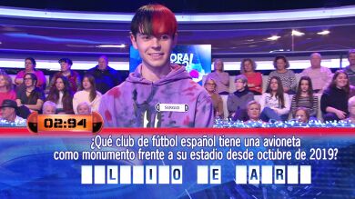 El Atlético de Madrid 'elimina' al segundo concursante de '¡Ahora caigo!' en una semana