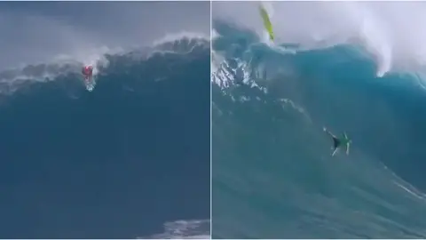 Dos secuencias del Jaws Big Wave Championships en Hawái Dos secuencias del Jaws Big Wave Championships en Hawái