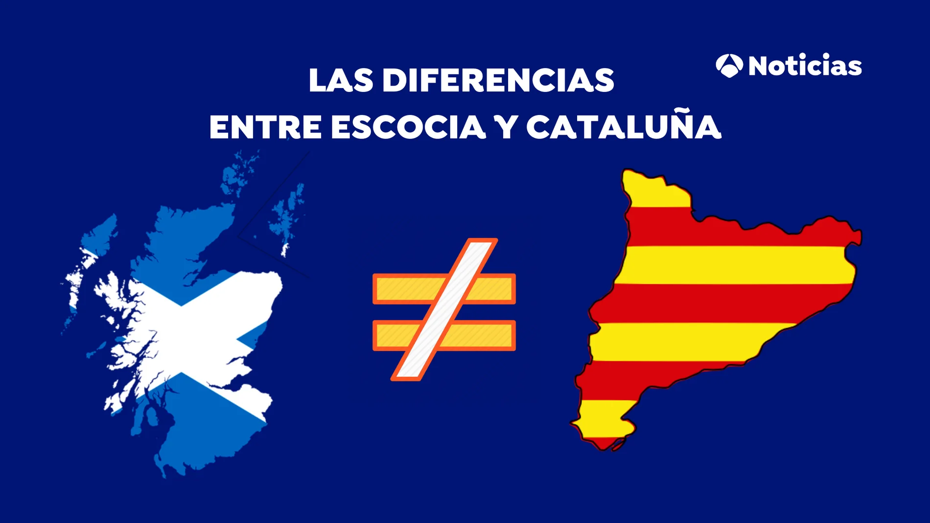Las diferencias entre Escocia y Cataluña Las diferencias entre Escocia y Cataluña