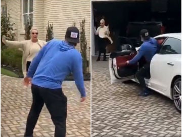 Josh Donaldson le regala un Maserati a su madre