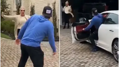 Josh Donaldson le regala un Maserati a su madre Josh Donaldson le regala un Maserati a su madre