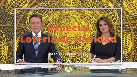 Matías Prats y Mónica Carrillo informarán en el ‘Especial Lotería de Navidad' a partir de las 8:30 horas Matías Prats y Mónica Carrillo informarán en el ‘Especial Lotería de Navidad' a partir de las 8:30 horas