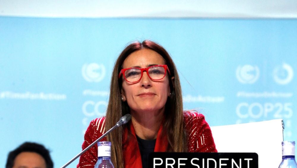 La ministra de Medio Ambiente de Chile y presidenta de la COP25, Carolina Schmidt