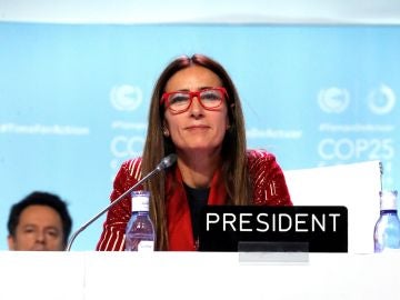 La ministra de Medio Ambiente de Chile y presidenta de la COP25, Carolina Schmidt