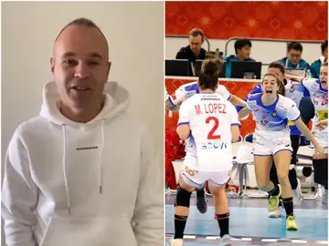 El mensaje de ánimo de Iniesta a las 'Guerreras' El mensaje de ánimo de Iniesta a las 'Guerreras'