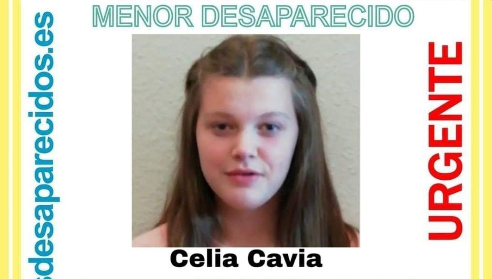 Celia Cavia, la menor de 14 años desaparecida