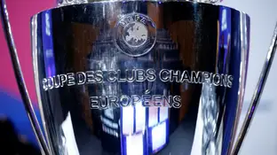 El trofeo de la Champions League El trofeo de la Champions League