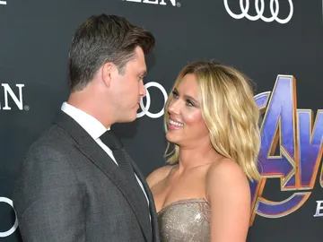 Scarlett Johansson ('Viuda Negra') y su pareja Colin Jost Scarlett Johansson ('Viuda Negra') y su pareja Colin Jost